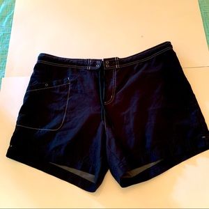 Catalina women’s swim shorts. Black 16w.